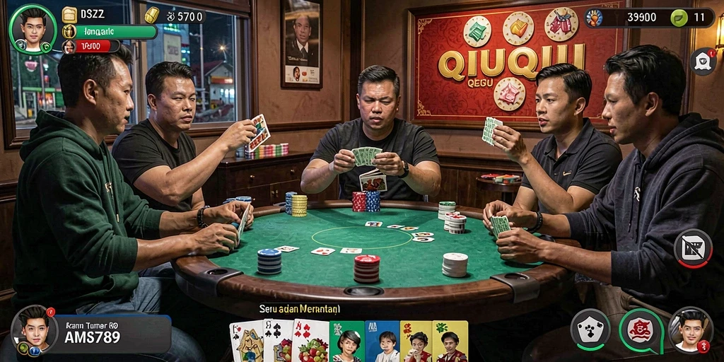 Tangkapan layar menggambarkan gameplay menarik QiuQiu.