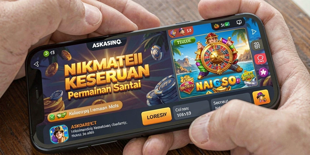 Tampilan menarik gameplay ASKASINO yang menyenangkan.