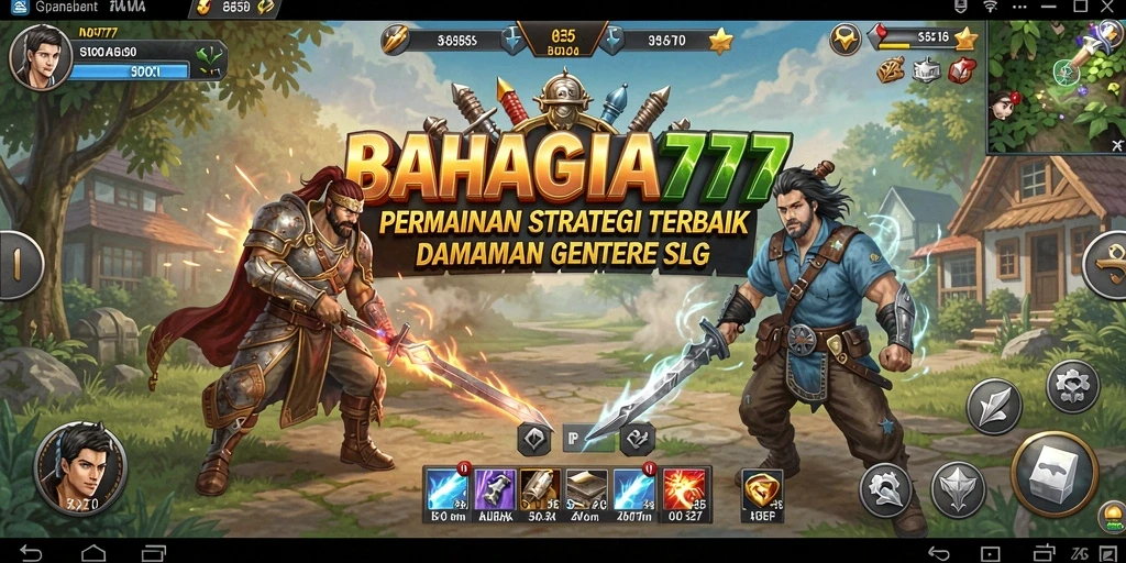 Tampilan gameplay menarik dari BAHAGIA777 yang penuh strategi.