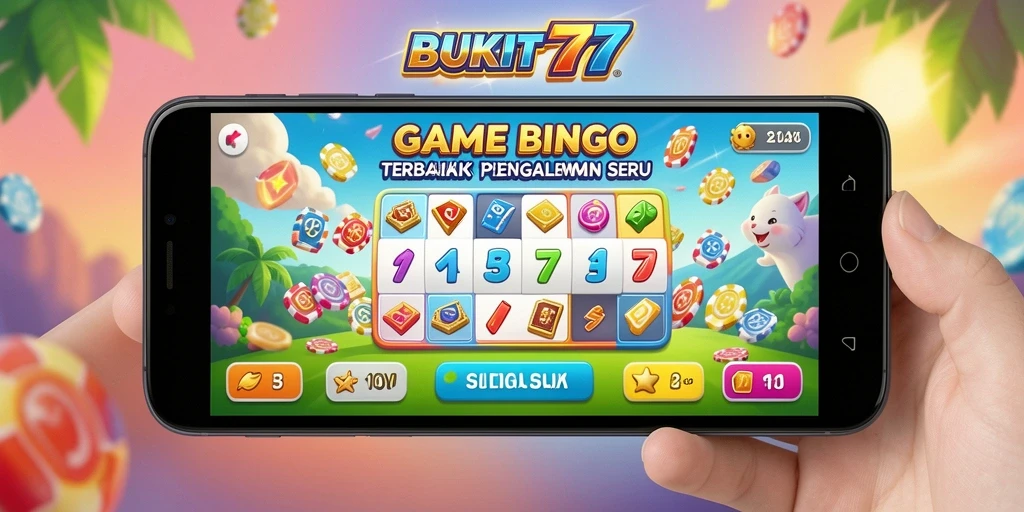 Tampilan gameplay menarik dari BUKIT777 yang menggambarkan keseruan Bingo.