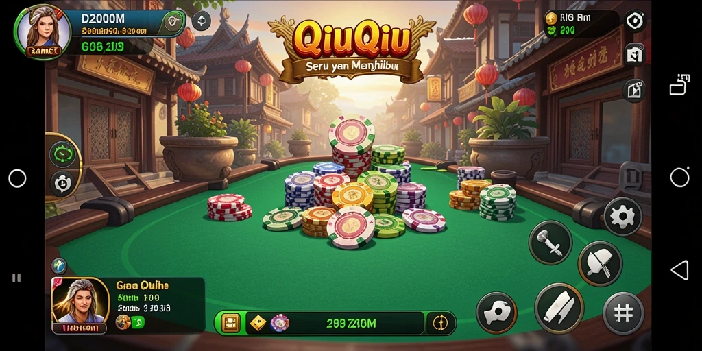 Tangkapan layar gameplay D200M yang menarik di kategori QiuQiu.