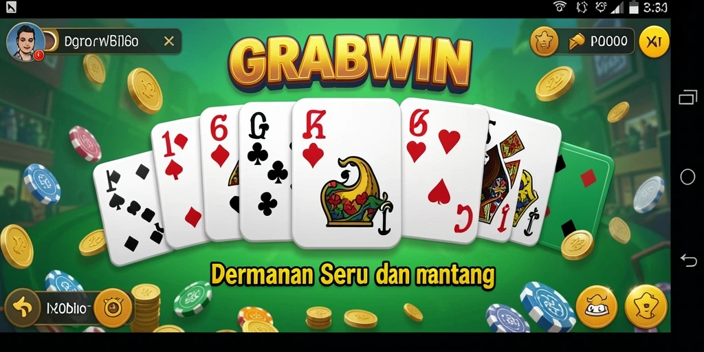 Tampilan gameplay GRABWIN yang seru dan kompetitif dalam permainan Domino.