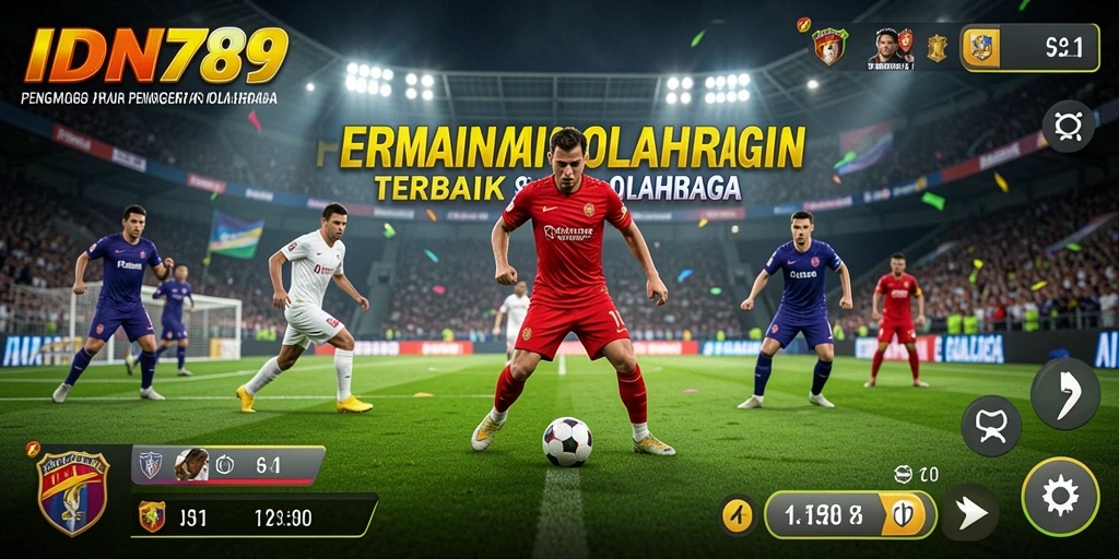 Tampilan gameplay IDN789 yang menampilkan pertandingan olahraga yang seru.