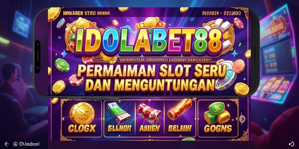Tampilan menarik gameplay slot IDOLABET88 yang penuh warna.