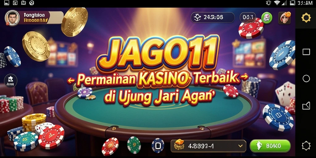 Screenshot menampilkan gameplay seru dan interaktif dalam JAGO11.