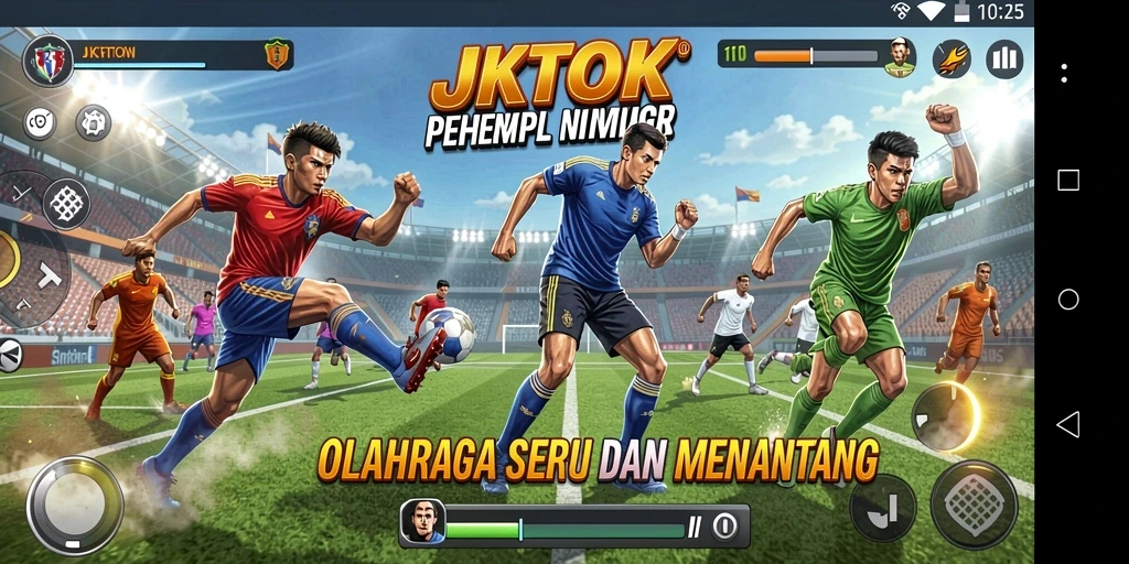 Tampilan gameplay JKTOK yang menegangkan dan seru.