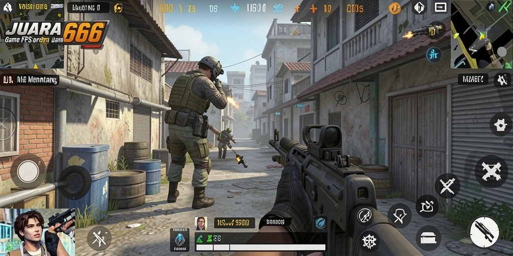 Tampilan gameplay seru dan menarik di JUARA666.