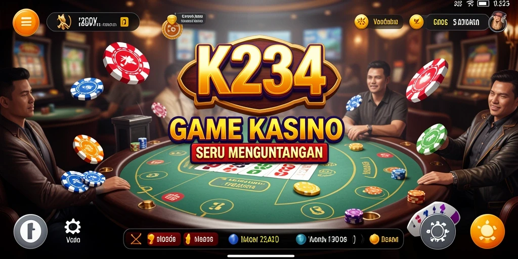 Tampilan gameplay K234 yang menampilkan keseruan permainan Kasino.