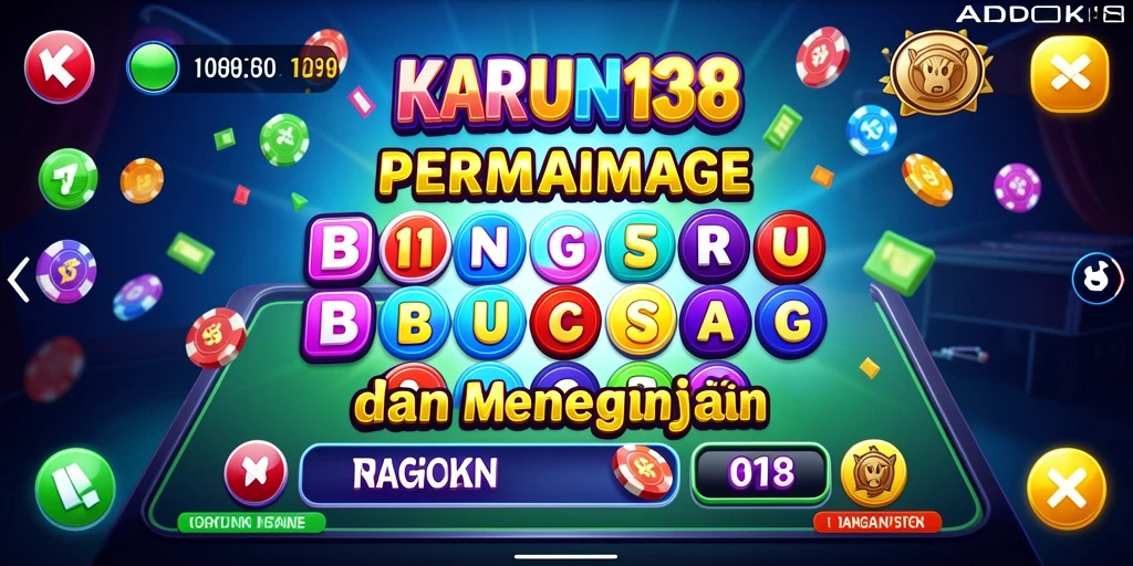 Tampilan menarik dari gameplay Bingo di KARUN138.