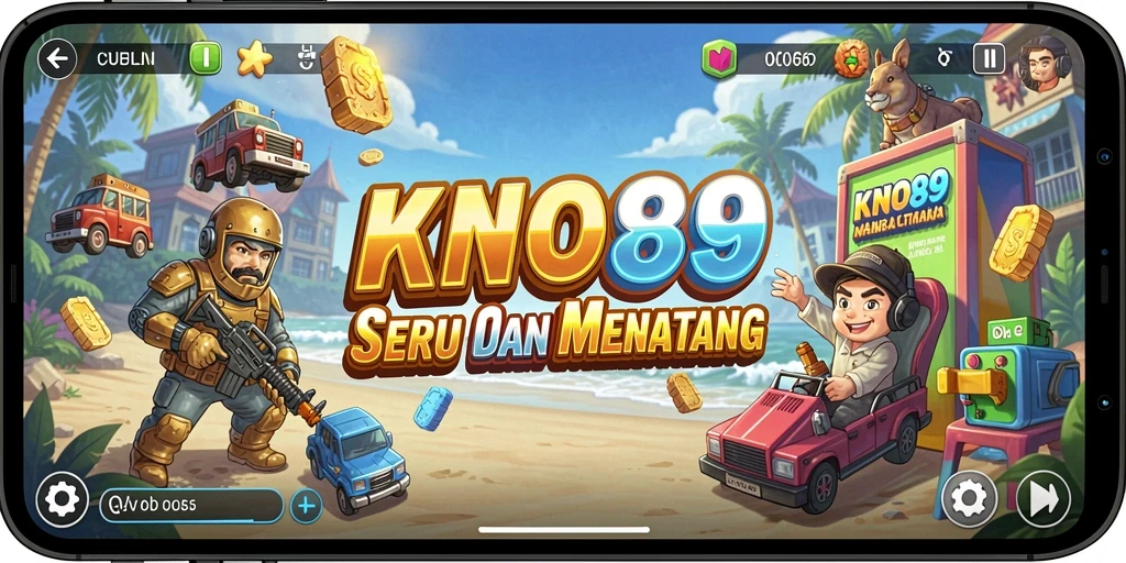 Tampilan gameplay KNO89 yang penuh aksi dan tantangan seru.