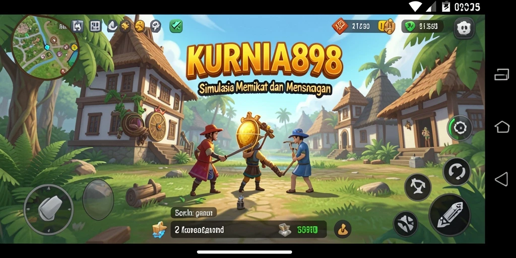 Screenshot KURNIA898 menampilkan gameplay simulasi yang menarik.