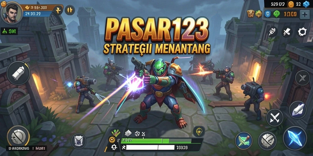Tampilan dinamis gameplay PASAR123 yang mengasyikkan.