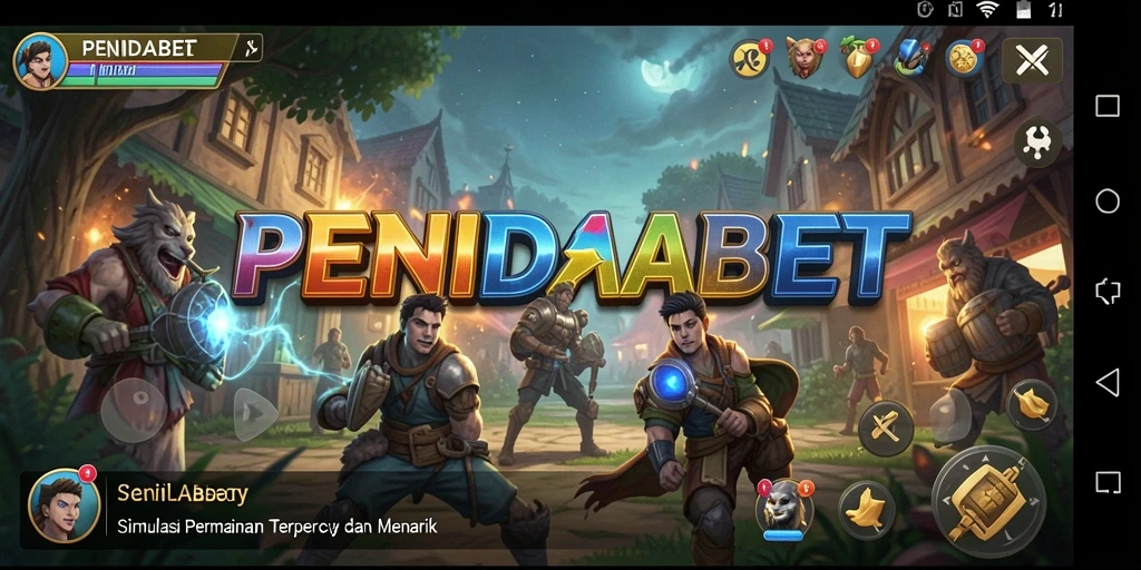 Tampilan gameplay menarik dan mendebarkan di PENIDABET.