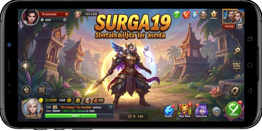 Screenshot dari gameplay SURGA19 yang menunjukkan strategi intens.
