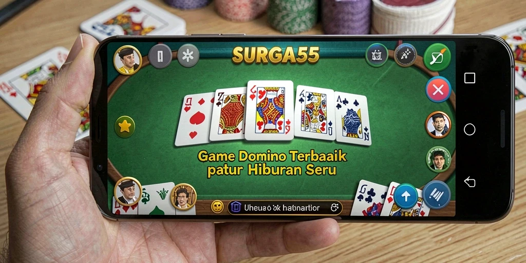 Screenshot SURGA55 menunjukkan gameplay seru dan antarmuka yang menarik.