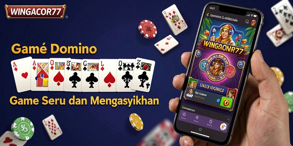 Screenshot gameplay WINGACOR77 yang menunjukkan serunya bermain Domino.